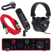 Load image into Gallery viewer, Focusrite Scarlett 2i2 Studio 3rd Gen 2-In/2-Out USB Audio Interface w/Condenser Mic &amp; Headphones