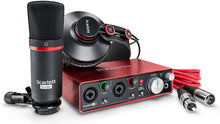 Load image into Gallery viewer, Focusrite Scarlett 2i2 Studio 3rd Gen 2-In/2-Out USB Audio Interface w/Condenser Mic &amp; Headphones