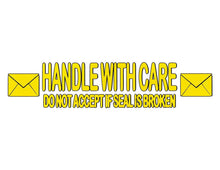 Load image into Gallery viewer, 10 3MIL PRINTED HANDLE WITH CARE CARTON SEALING PACKING BOX TAPE 2.5&quot; X 110 YARD