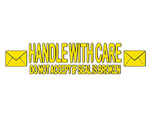 10 3MIL PRINTED HANDLE WITH CARE CARTON SEALING PACKING BOX TAPE 2.5" X 110 YARD