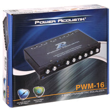 Load image into Gallery viewer, Power Acoustik PWM-16 4-Band Graphic Equalizer w/ Built-In Pre-Amp &amp; Subwoofer Control