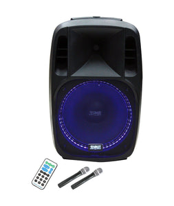 1) Absolute PROBAT4000 15" 3000W Max Power Speaker w/ Bluetooth & Battery