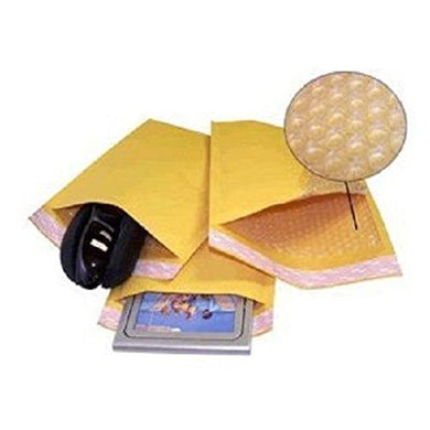 100 #0 Kraft Bubble Padded Envelopes Mailers 6.5 X 10 100KF0