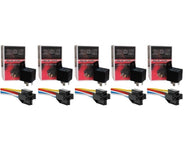12V 30/40 AMP BOSCH/TYCO TYPE SPDT AUTOMOTIVE Wires & Harness Socket (5 pack)