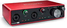 Load image into Gallery viewer, Focusrite Scarlett 4i4 3rd Gen USB Audio Interface with Pro Tools &amp; 4 XLR Cables
