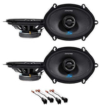 Load image into Gallery viewer, Alpine S 5x7 Front+Rear Speaker Replacement Kit For 05-07 Ford F-250/350/450/550