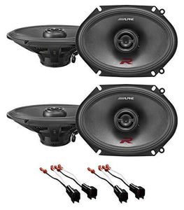 Front+Rear Alpine R 6x8" Speaker Replacement Kit For 2004-2007 Mercury Monterey