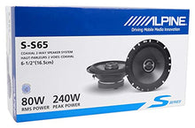 Load image into Gallery viewer, Alpine S-S65 Car Audio Type S Series 6 1/2&quot; 320 Watt Speakers - 2 Pair with 20&#39; Speaker Wire Package