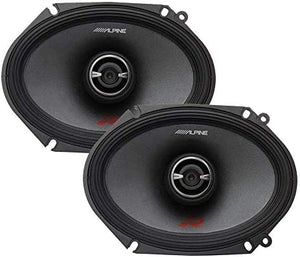 Alpine R-S68 6x8" Front+Rear Speaker Replacement For 2004 Ford F-150 Heritage