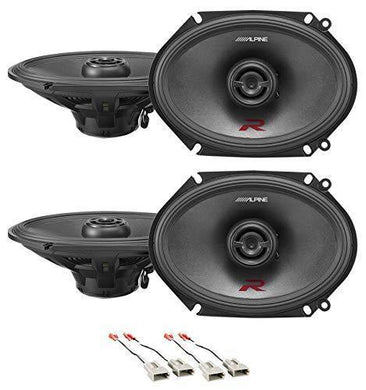 2 Pair Alpine R-S68 6x8
