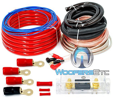 0 GAUGE 6000 WATT CAR PRO COMPLETE AMP WIRE AMPLIFIER INSTALL WIRING KIT O GA