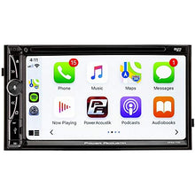 Load image into Gallery viewer, Power Acoustik CPAA-70D 7-Inch Double-DIN in-Dash DVD Receiver with Bluetooth, Apple CarPlay, and Android Auto