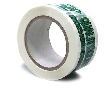 10 3MIL PRINTED QUALITY CONTROL CARTON SEALING PACKING BOX TAPE 2.5