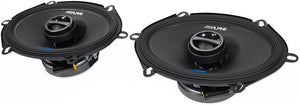 Front+Rear Alpine S 5x7" Speaker Replacement Kit For 1997-2001 Mercury Mountaineer