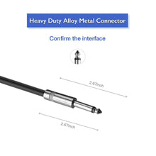 Load image into Gallery viewer, 2 Pack PRO Audio 12 Gauge 1/4 to 1/4 Mono PA DJ Speaker Cable Wire 25 foot