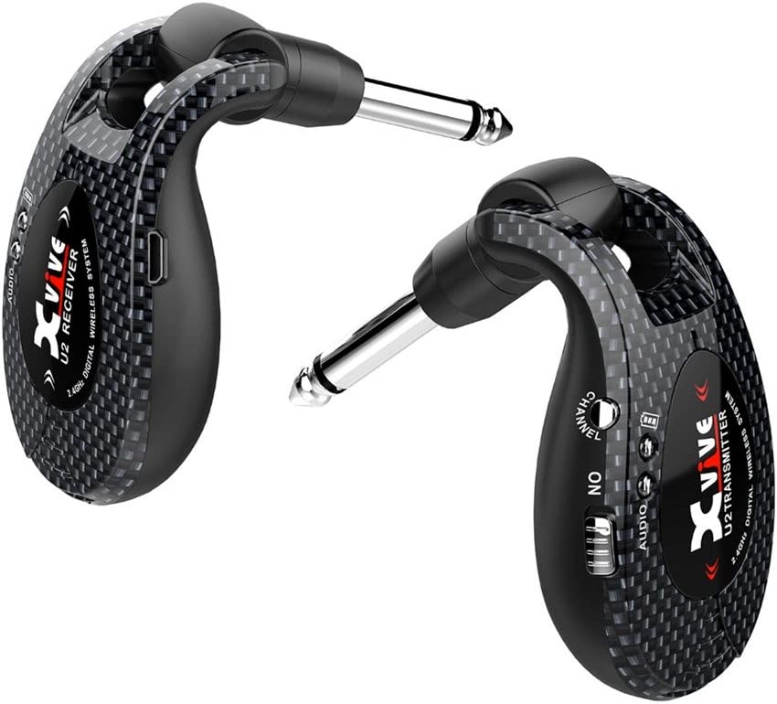 XVIVE U2 2.4GHz Guitar Wireless System, Includes 1/4