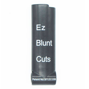 10 EZ Blunt Cutter Blunt Splitters Small Size Cigar Steel Lighter Housing black