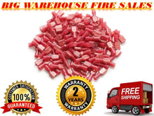 Load image into Gallery viewer, 100pcs Red Nylon Female Quick Disconnect Insulated Connectors 22-18 Gauge .187