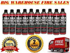 10 Dan Tack Professional Quality Foam & Fabric Spray Glue Adhesive Big Can 12 oz