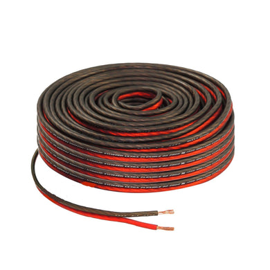 100 Ft RED TRUE 16 GAUGE AWG CAR HOME AUDIO SPEAKER WIRE CABLE BPES 16.100
