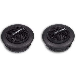 Alpine S-S65 6.5" 480W 2 Way Coaxial & S-S10TW 240W 1" Silk Dome Tweeter