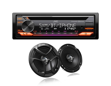 JVC KD-T920BTS CD receiver with AM/FM tuner built-in Bluetooth+JVC CS-J620 6.5
