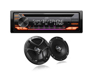 JVC KD-T920BTS CD receiver with AM/FM tuner built-in Bluetooth+JVC CS-J620 6.5