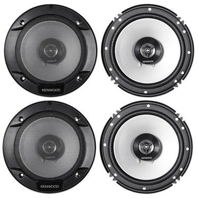 4 X KENWOOD KFC-1666S 6.5