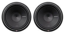 Load image into Gallery viewer, 2 Rockford Fosgate P2D2-12 12&quot; 1600W Car Subwoofers Sub + Absolute DSS12 Dual Sealed Sub Box