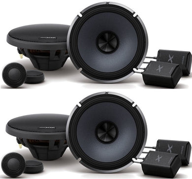 2 Pairs ALPINE X-S65C 6.5