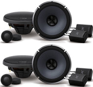 2 Pairs ALPINE X-S65C 6.5