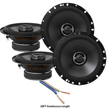 Load image into Gallery viewer, Alpine S-S65 Car Audio Type S Series 6 1/2&quot; 320 Watt Speakers - 2 Pair with 20&#39; Speaker Wire Package