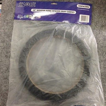 Load image into Gallery viewer, 10&quot; Black Carpeted MDF Car Stereo Speaker Woofer Subwoofer Sub Ring Spacer