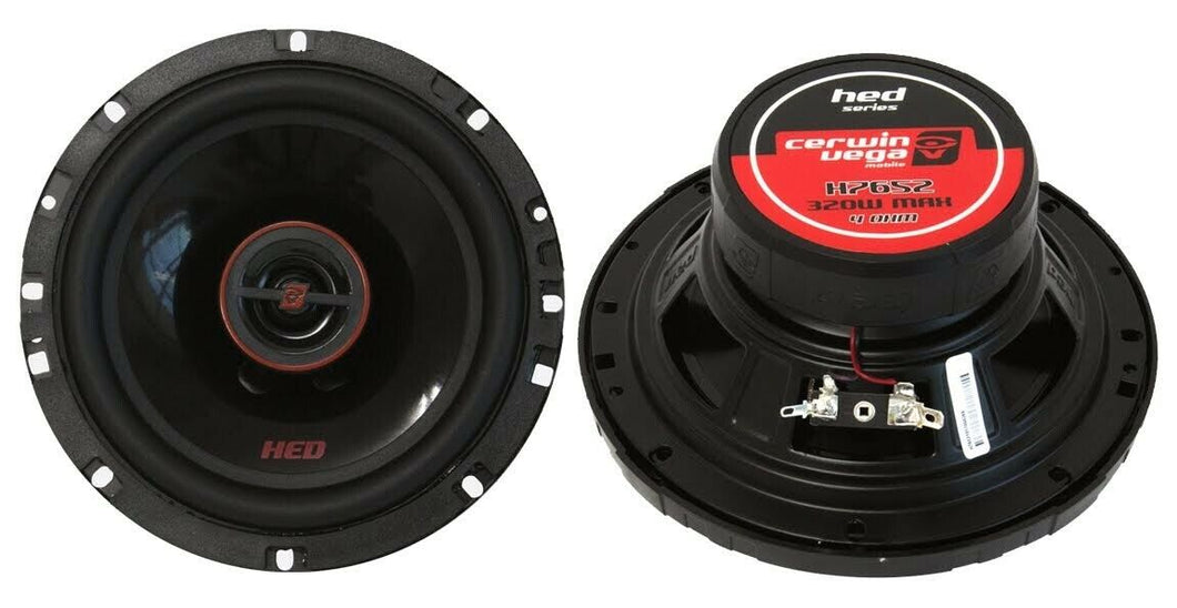 Cerwin Vega H7652 6.5″ 2-Way Coaxial Speaker Set 640W Max / 120W RMS Power Handling