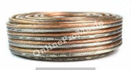 14 Gauge 50' 2 Conductor Clear Speaker Wire Home Car Stereo Zip Cord Audio Cabl