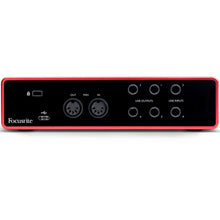 Load image into Gallery viewer, Focusrite Scarlett 4i4 3rd Gen USB Audio Interface with Pro Tools &amp; 4 XLR Cables