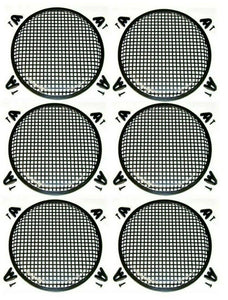 6 MR DJ DJS12 12" Subwoofer Speaker Metal Mesh Cover Waffle Speaker Grill Protect Guard DJ