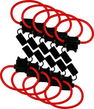 Load image into Gallery viewer, 10 pack 8 gauge Waterproof Maxi Fuse Holder Car Audio 12 Volt Power Cable Wire