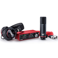 Focusrite Scarlett 2i2 Studio 3rd Gen 2-In/2-Out USB Audio Interface w/Condenser Mic & Headphones