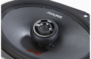Alpine R-S68 R-Series 6 x 8 Inch 300 Watt 2-Way Car Speakers