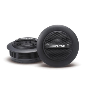 Alpine S-S65 6.5" 480W 2 Way Coaxial & S-S10TW 240W 1" Silk Dome Tweeter